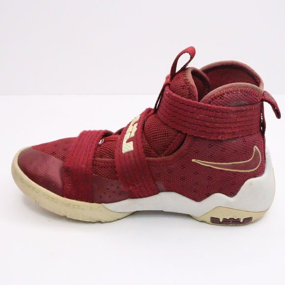 NIKE LEBRON SOLDIER BOYS 1Y CHILDRENS Maroon SHOES SNEAKERS 845122 - 668 - Picture 8 of 12